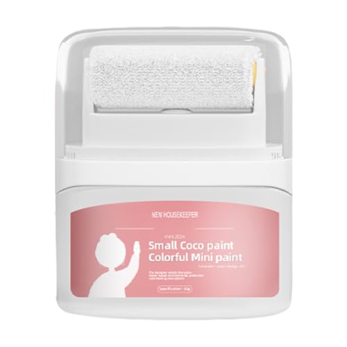 LearnLyrics Pintura de pared blanca – Pintura interior mate, fórmula de bajo olor | Fácil aplicación, cobertura sostenible, fórmula antimanchas con poco olor y secado rápido para paredes interiores y
