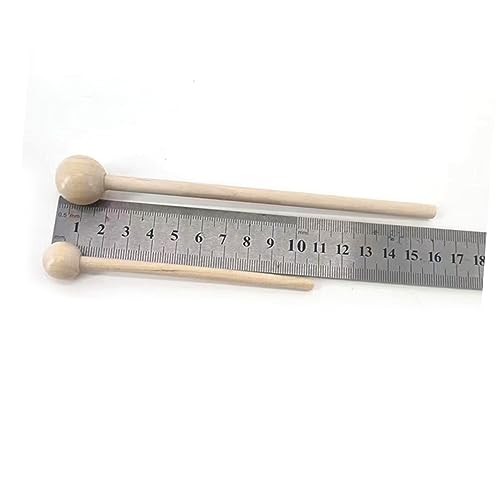 2 pares de baquetas de madera para principiantes y adultos miniatura 3