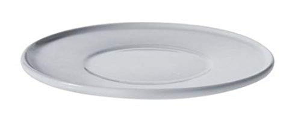 A di Alessi PlateBowlCup Saucer for Tea Cup, Set of 4, (AJM28/79) , White