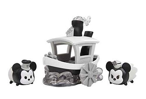 Mickey Mouse Steamboat Steamboat Willie Tsum Tsum Set Black