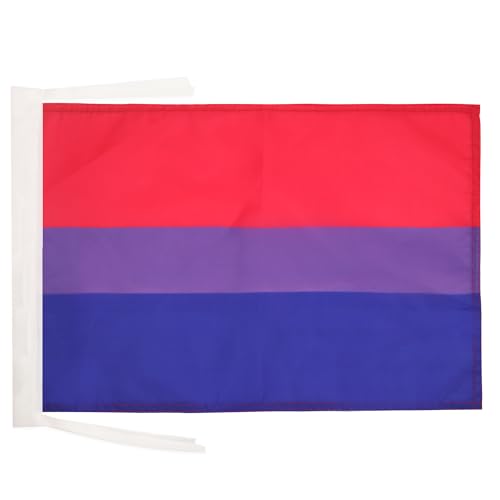 AZ FLAG - Flagge Bisexuellen - 45x30 cm Mit Kordel - Bisexualität Fahne 30 x 45 cm - Flaggen