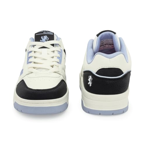 Image of Red Tape Women's Sneakers White Beige Mesh Pu Round Toe Lace-Up