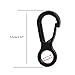 Pjeghbvop 10pcs/set Clip Hooks Outdoor Camping Light Accessories Camping Fixed Canopy Tools Hiking Tent Hooks Tarp Black