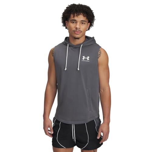 Under Armour Men's Rival Terry Sleeveless Hoodie