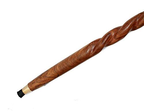 Designer Without Handle Only Walking Stick Cane 3 fold Beautiful Gift