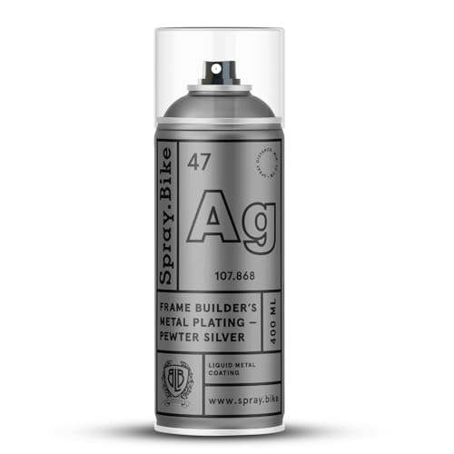 Spray.Bike Pewter Silver Metal Spray