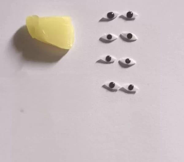 Laddu Gopal Netra,Eyes, with Glue for Size 0 [ Pack of 4 ], laddu Gopal/bal Gopal/kanha ji/Krishna ji-image-17