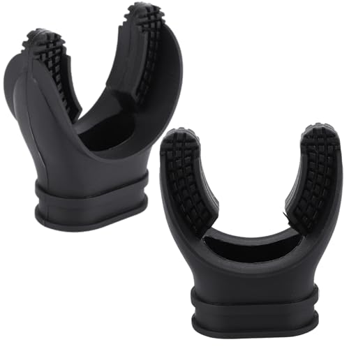 2PCS Scuba Diving Mouthpiece, Silicone Mouthpiece Scuba Diving Silicone Universal Bite Mouthpiece Comfortable and Reusable
