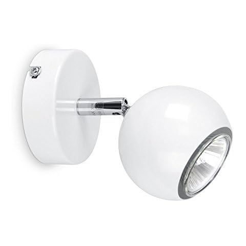 MiniSun Modern Gloss White Wall Spotlight Cover