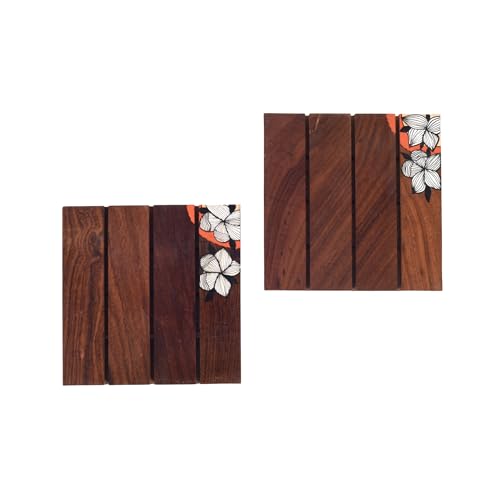 Image of Rustic Rosewood Wooden Serving Tray