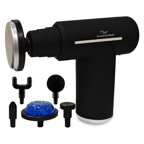 SereniComfort Massage Gun with Heat & Cold Deep Tissue Muscle Mas...