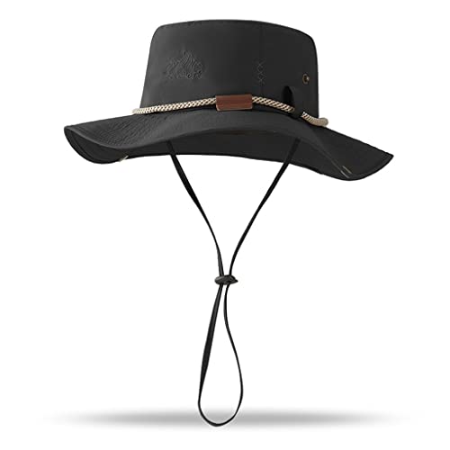 Chapeau de soleil de randonnée et pêche grand bord pour homme