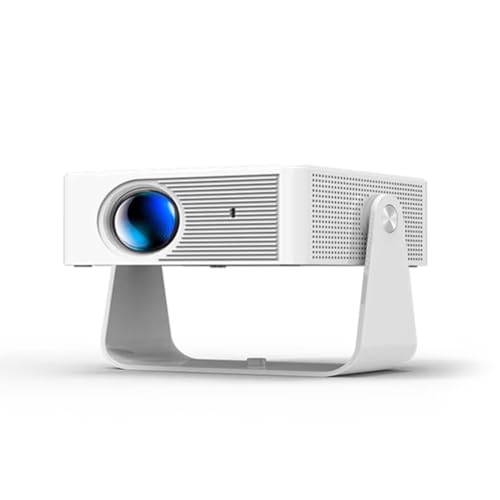 Uxsjakjsd Miniproyector Portátil 4K con Pantalla HD, Compatible con Android, WiFi, 1080P, Cine en Casa, con Enchufe Europeo. EU Plug