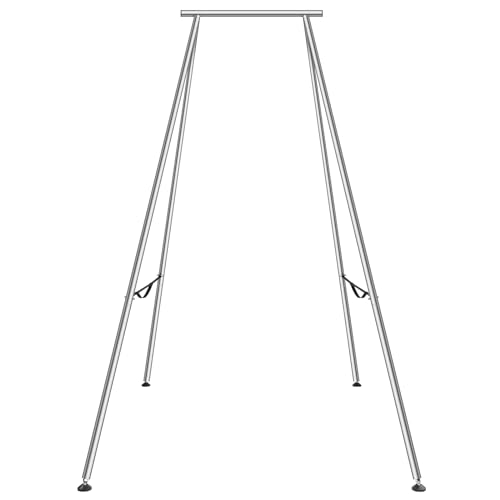 Happybuy Aerial Yoga Frame, 9.67 ft Height Yoga Swing Stand, Chrome-Plated Steel, 551.15 lbs Load Capacity for Indoor/Outdoor Use