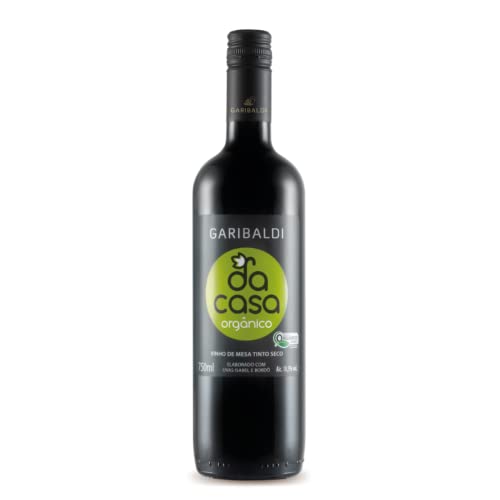 Vinho Garibaldi da Casa Orgânico Tinto Seco 750Ml