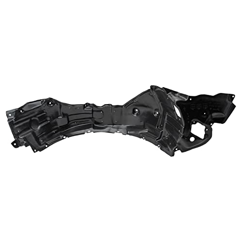 Image of TRQ Front Driver and Passenger Side Inner Fender Liner Set Compatible with 2006-2008 Lexus IS250 IS350