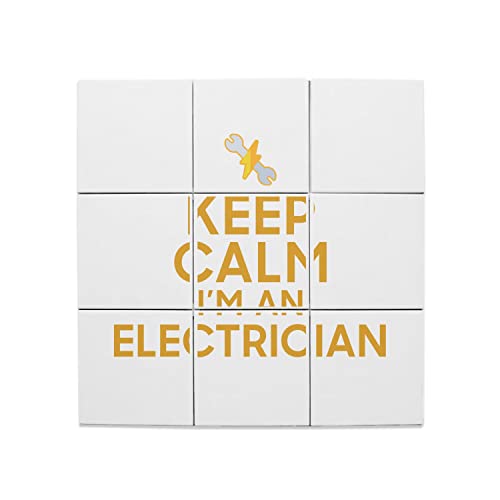 Carreaux Céramique électricien cadeau original et insolite pour départ retraite