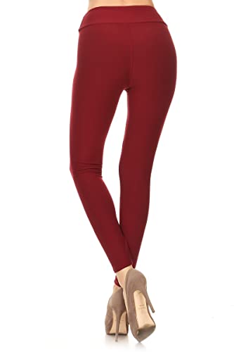 Image of Leggings Depot High Waisted Leggings for Women Buttery Smooth & Soft Women's Solid Yoga - Reg, Plus, 1X3X, 3X5X