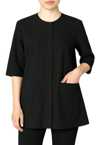 Betty Women's Salon Smock – Bleach-Proof Stylist Jacket, Lightweight Cosmetology Uniform with...