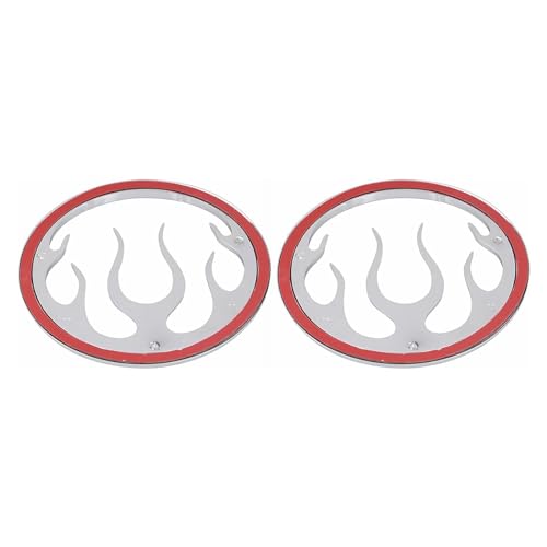 Flame Speaker Grill Accent Trim Cover para Harley-Davidson miniatura 7