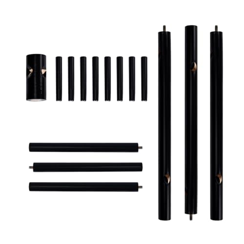 T-LOVENDO.ES Stehgarderobe für Flur, Eingang, Montage in drei Höhen für Mäntel, Hüte, Taschen, 8 verstellbare Haken