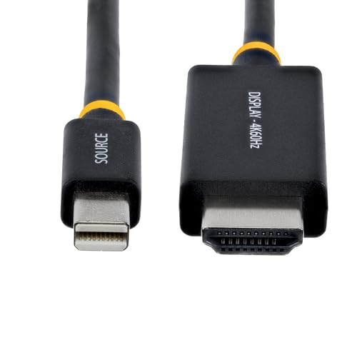 StarTech.com Câble Adaptateur Mini DisplayPort vers HDMI de 2m 4K 60 Hz avec HBR3HDCP 2.3DPCP MDP vers HDMI 2.0 Convertisseur Vidéo Actif Mini D - vue 5