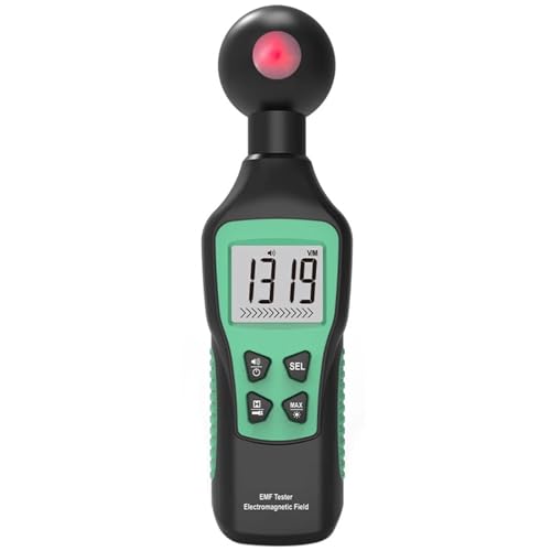 EMF Detector Digital 4-en-1 para Medición EMF y Temperatura miniatura 1