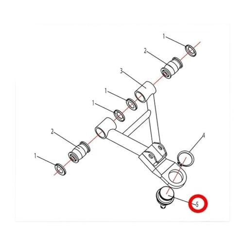 Conjunto de rótula para PM800 y J500 dirección estable C500-2901110 5