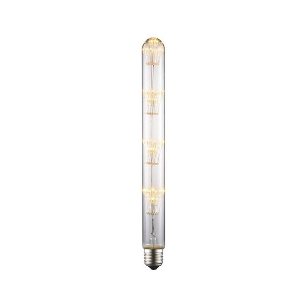 Fengyan Bombillas Domésticas 10 unids/Lote 85-265V 3W T30-300mm Full Star Edison Vintage LED Full Star Bombilla T300 Flauta Bombilla Tubular