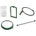 OIL SAFE 207105 Color Coded Drum Label Kit, Mid Green