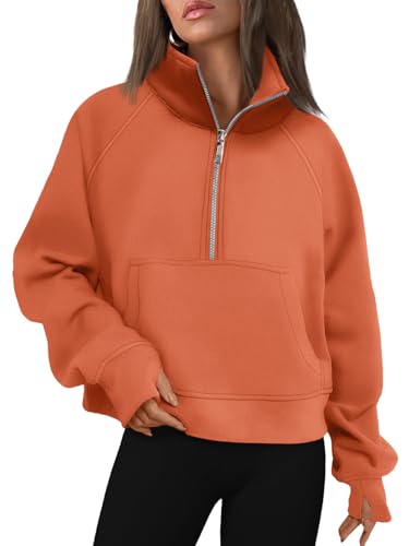 La Mejor Lista de Ropa Naranja - los preferidos. 48 AUTOMET - Sudadera para mujer, Sunset Chevron, M