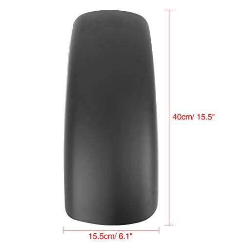 Image of F FIERCE CYCLE 6.1 Inches Custom Black Metal Motorcycle Splash Guard Short Rear Fender for Harley 883