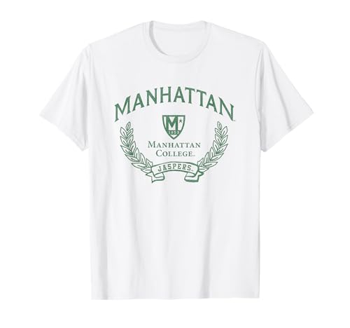 Manhattan Jaspers Victory Vintage White Officially Licensed T-Shirt