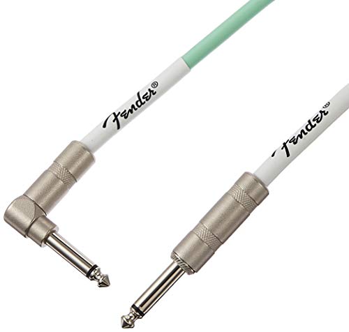 Fender シールドケーブル Original Series Coil Cable, Straight-Angle, 30', Surf Green