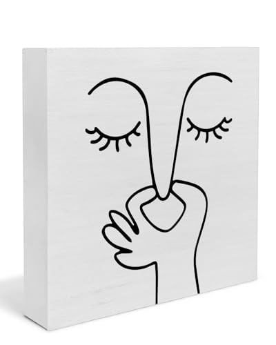 Funny Bathroom Art Decor, Black and White Bathroom Bad Smell