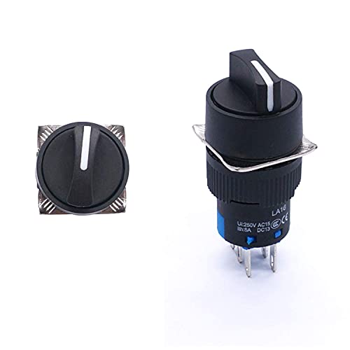 Sélecteur rotatif 250V 5A LA16-20X31 bouton de commande industriel 16mm