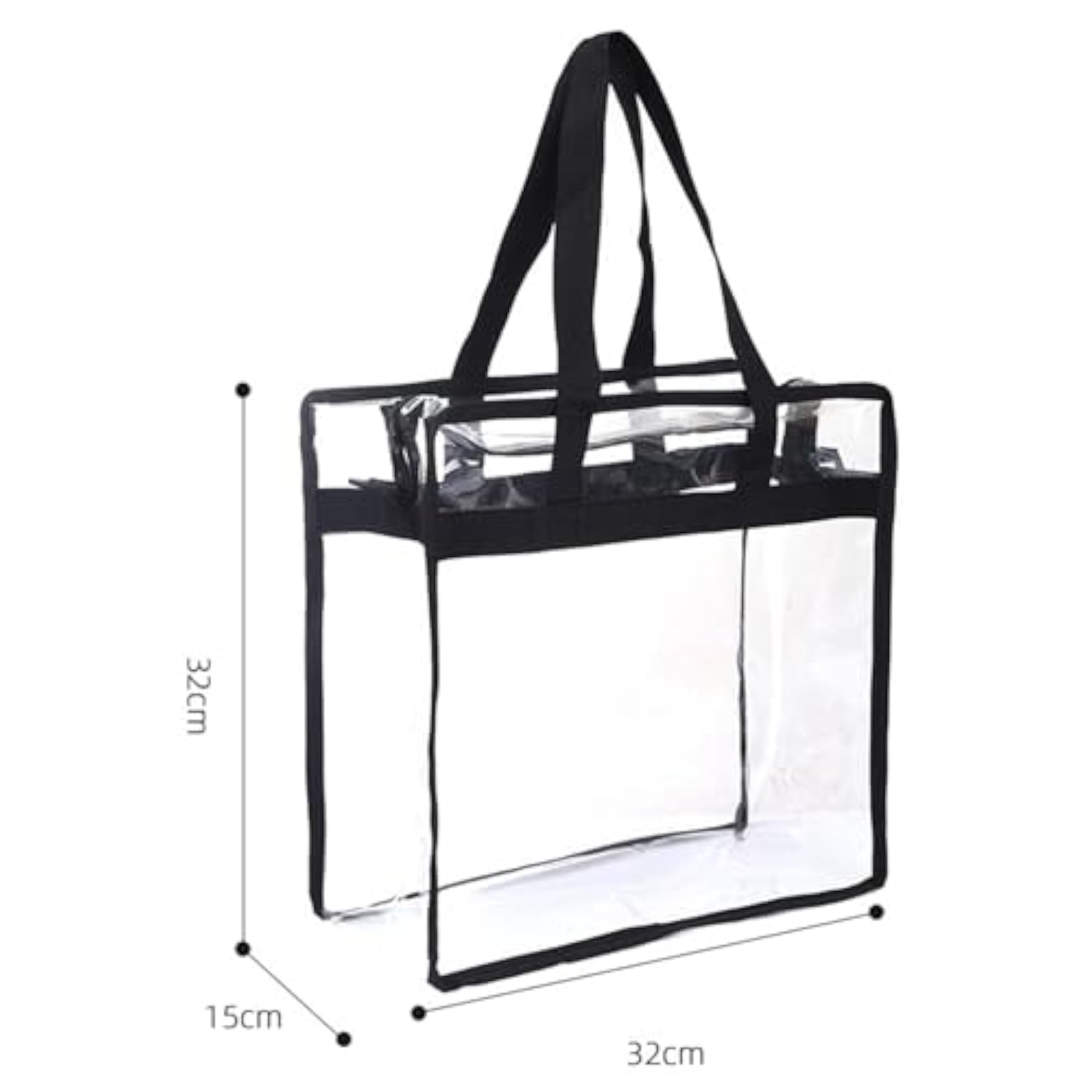 Clear Cosmetic Makeup Bag, Casual Handbag for Travel