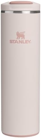 Stanley AeroLight Transit Bottle 16 oz | Locking Drink Through Lid | Leak Resistant Water Bottle or Coffee Travel Mug | Lightweight Insulated Stainless Steel | BPA-Free | Rose Quartz