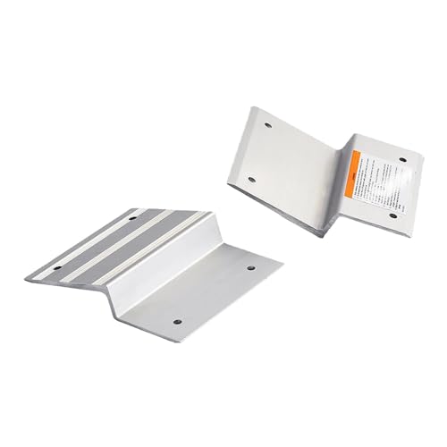 Kit de rampa de carga para camión de aluminio con soporte y pies de goma miniatura 5