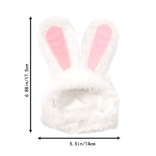 Ximishop cute costume bunny rabbit hat with ears for cats & small dogs party costume easter pet accessory headwear 2 Ximishop cute costume bunny rabbit hat with ears for cats & small dogs party costume easter pet accessory headwear - image 3
