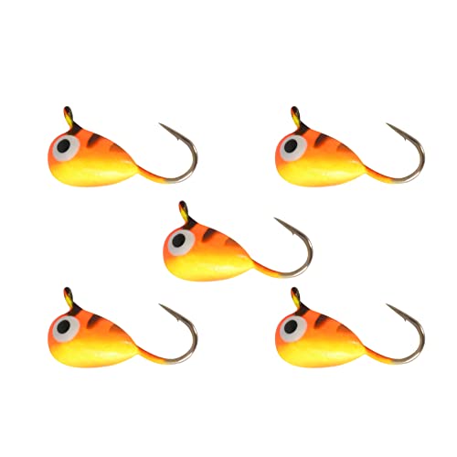 Gabarits de pêche en tungstène de forme larme HP72 de 6 mm pour la pêche verticale