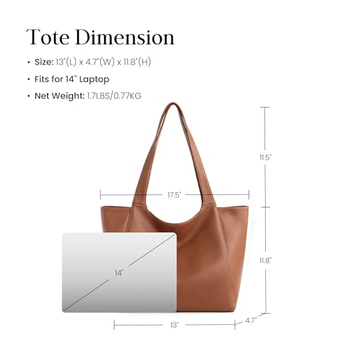 befen Soft Full-Grain Leather Tote