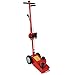 Air/Hydraulic Floor Jack With Saddle Extensions Set 35-Ton (77,161 lbs) Capacity Ideal For Lifting Axles Farm Vehicles Heavy-Duty Machinery Industrial Equipment Red