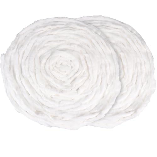 Lurrose Cotton Beauty Coil Balls 7 Oz 2 Bags Salon Cotton Roll for Hair Perms Manicures Nail Art and Makeup Use