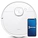 ECOVACS DEEBOT T9 Robot aspirateur Laveur avec Fonction de Nettoyage, 3000 PA, détection d’Obstacles 3D, Robot aspirateur avec Batterie 175 Min, Alexa, Blanc
