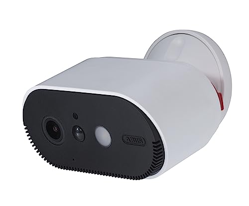 ABUS WLAN Zusatz Akku Cam (PPIC90520) - komplett kabellose, designprämierte Überwachungskamera mit Push-Nachricht bei Bewegungsalarm, Farbbildern sogar nachts sowie Zugriff per App