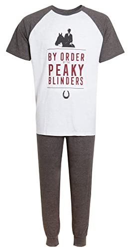 PEAKY BLINDERS Mens Pyjamas Grey S