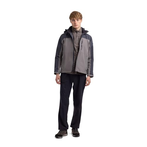 Image of Trespass Mens Waterproof Jacket TP75 Curbridge Storm Grey in Size - XS