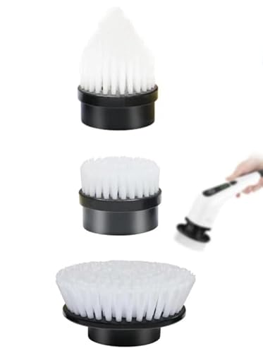 Ektrische Cleaning Brush Interchangeable Brush Heads, 4 Pieces Brush Accessory Set
