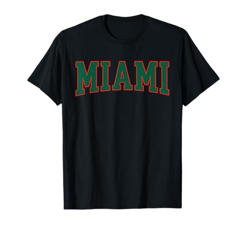 Miami - Throwback Design Print - Classic T-Shirt